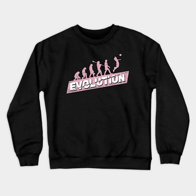 Volleyball Evolution Girl Gift Crewneck Sweatshirt by Dolde08